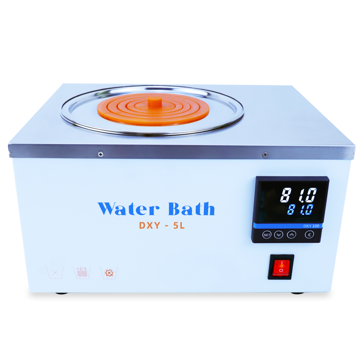 LVDALAB digital lab water bath for precise laboratory heating