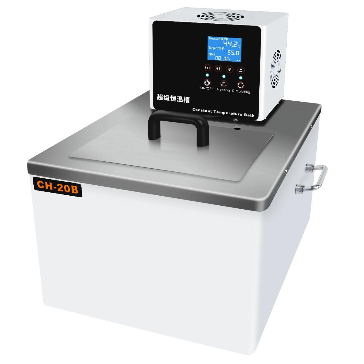 CH-20B 20L Large Digital Heated Oil Bath Circulator