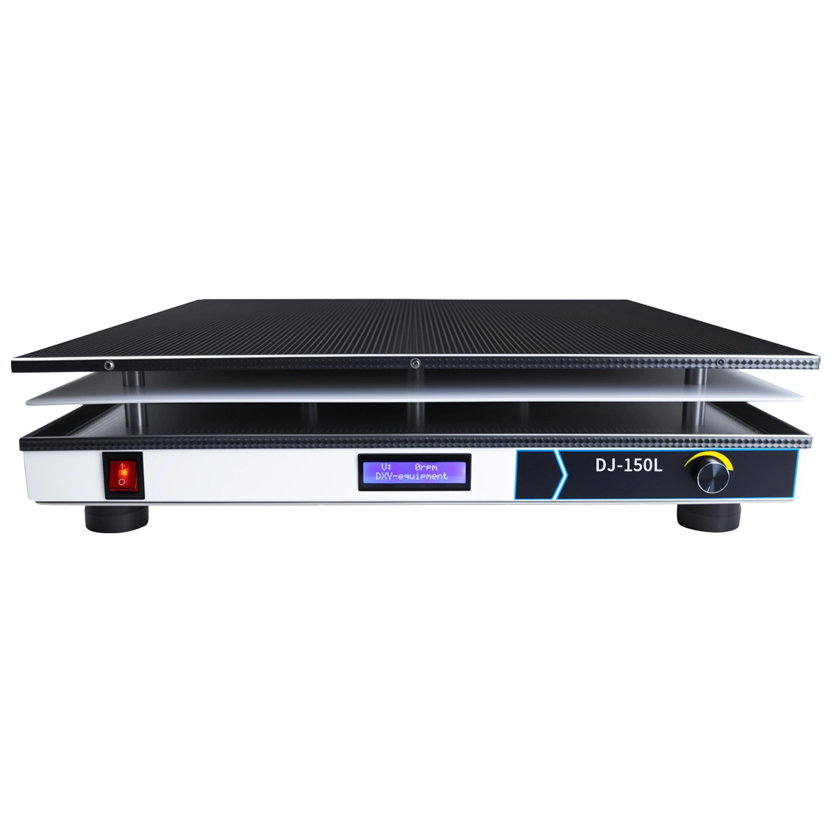 LVDALAB DJ-150L maximum capacity 150L industrial magnetic stirrer with 500mm plate and digital LCD.