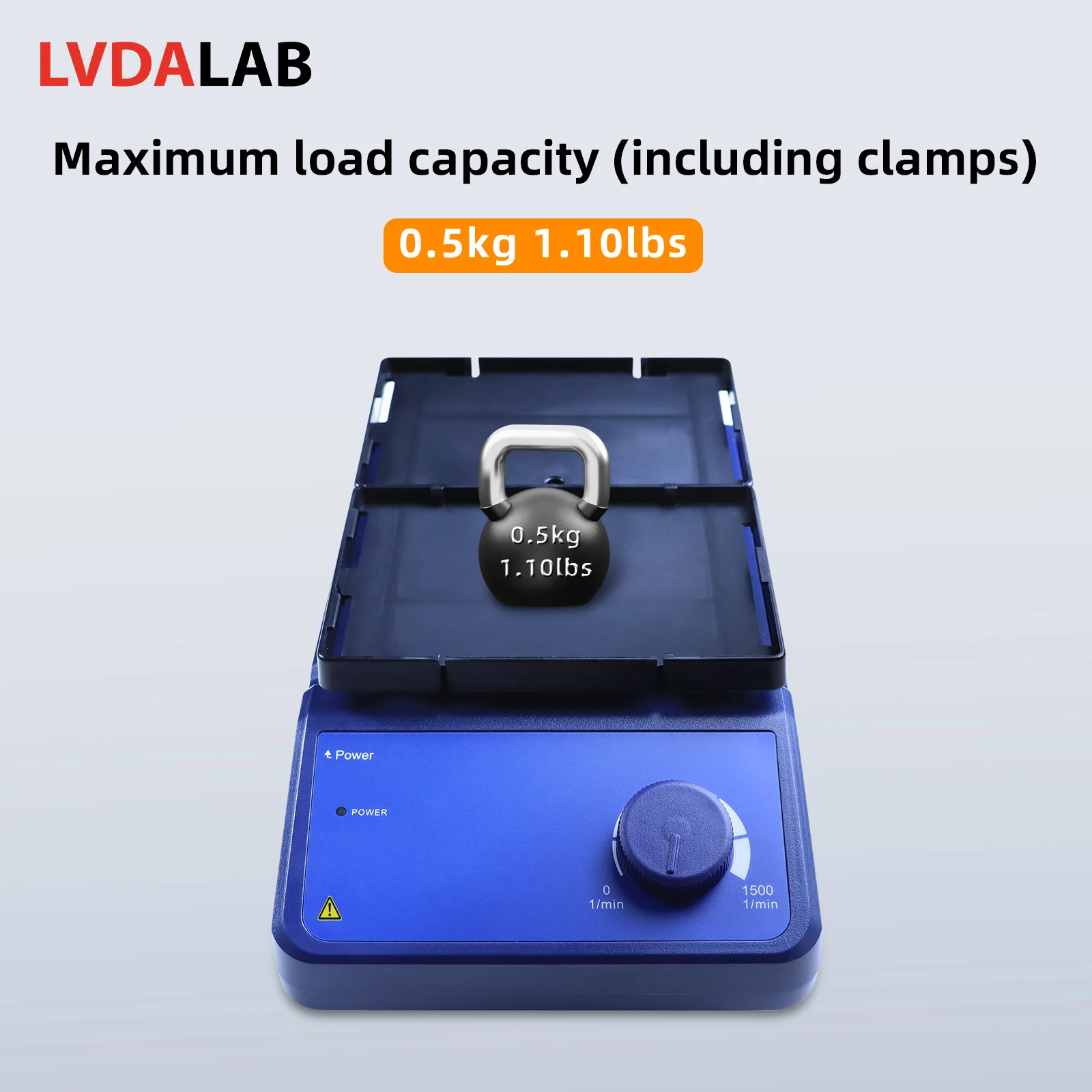 Microplate mixer 0.5kg load capacity