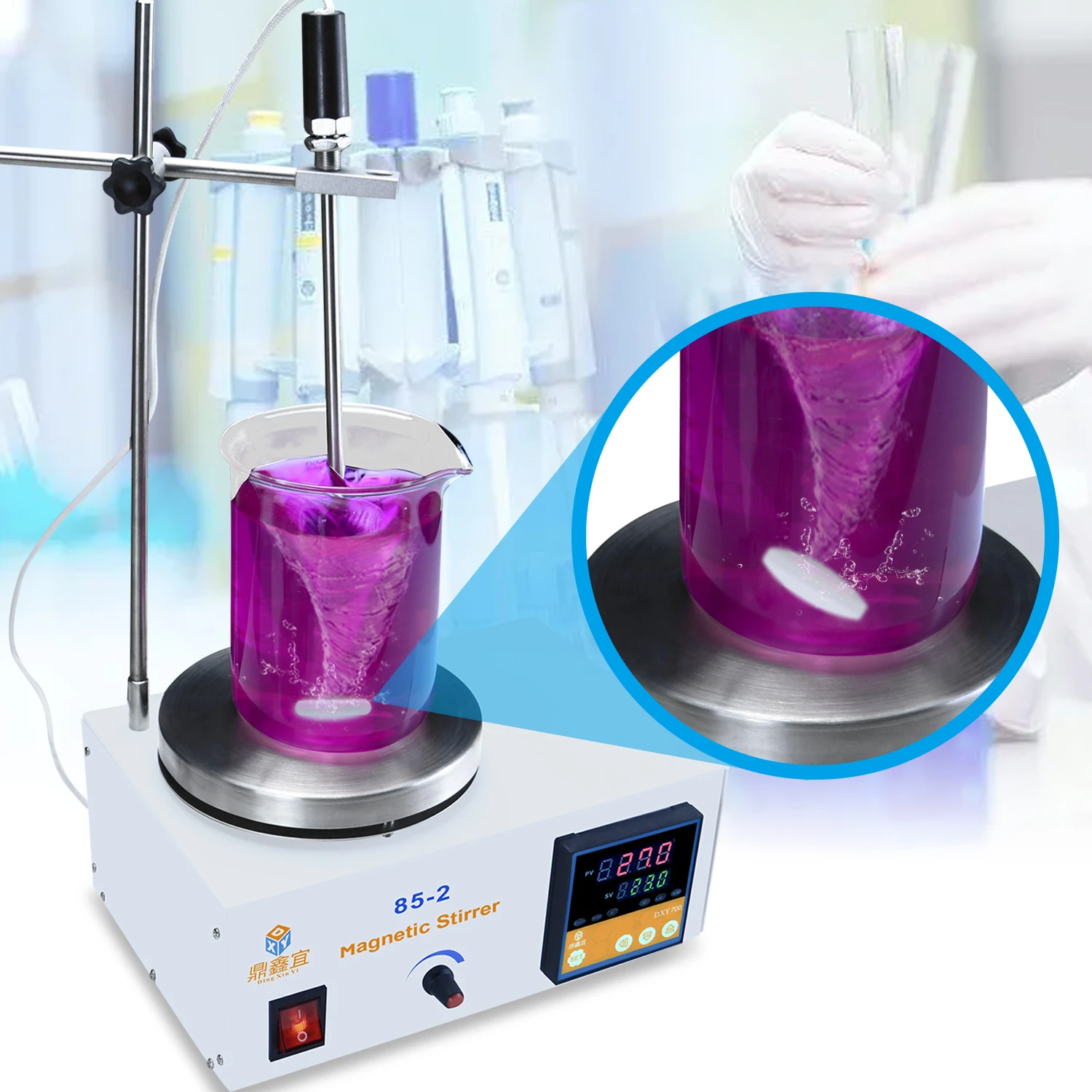 PTFE stir bar acid and alkali resistance