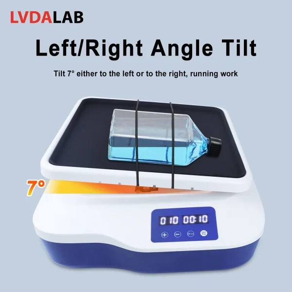 Digital Rocking Shaker | 10-80 RPM Lab Mixer with Timer