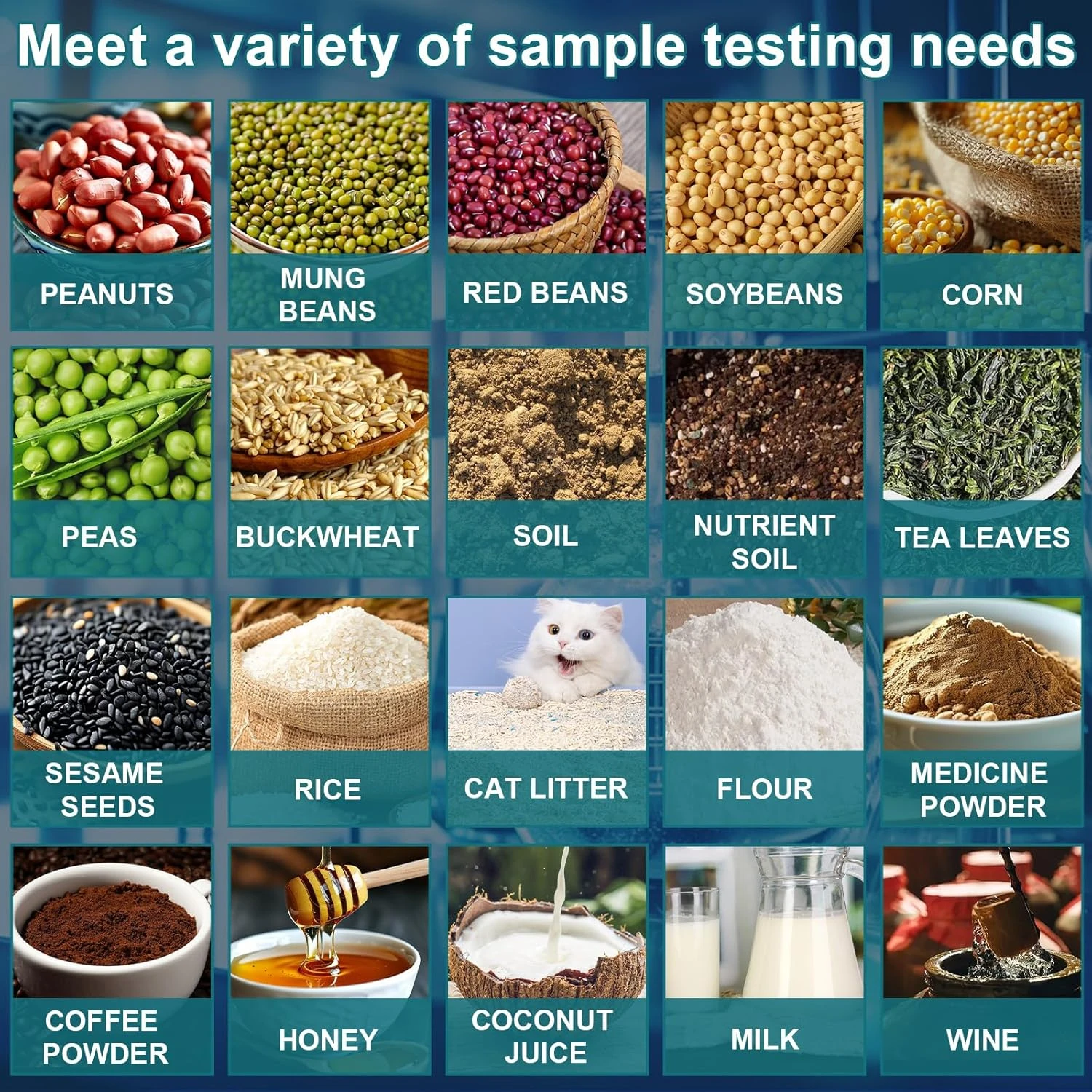 Mesh size conversion chart for lab sieves